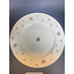 4 Vintage Homer Laughlin Rambler Rose Dinner Plate 10.5" American Vogue Rare